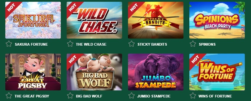 casinomate casino games