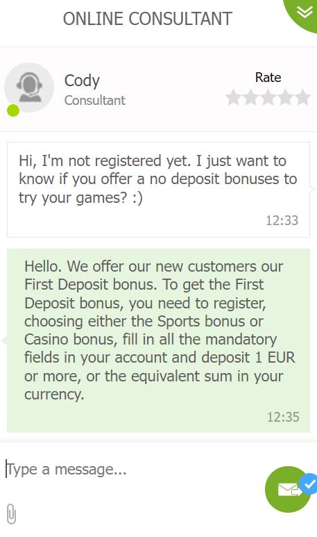 BetWinner Casino Chat