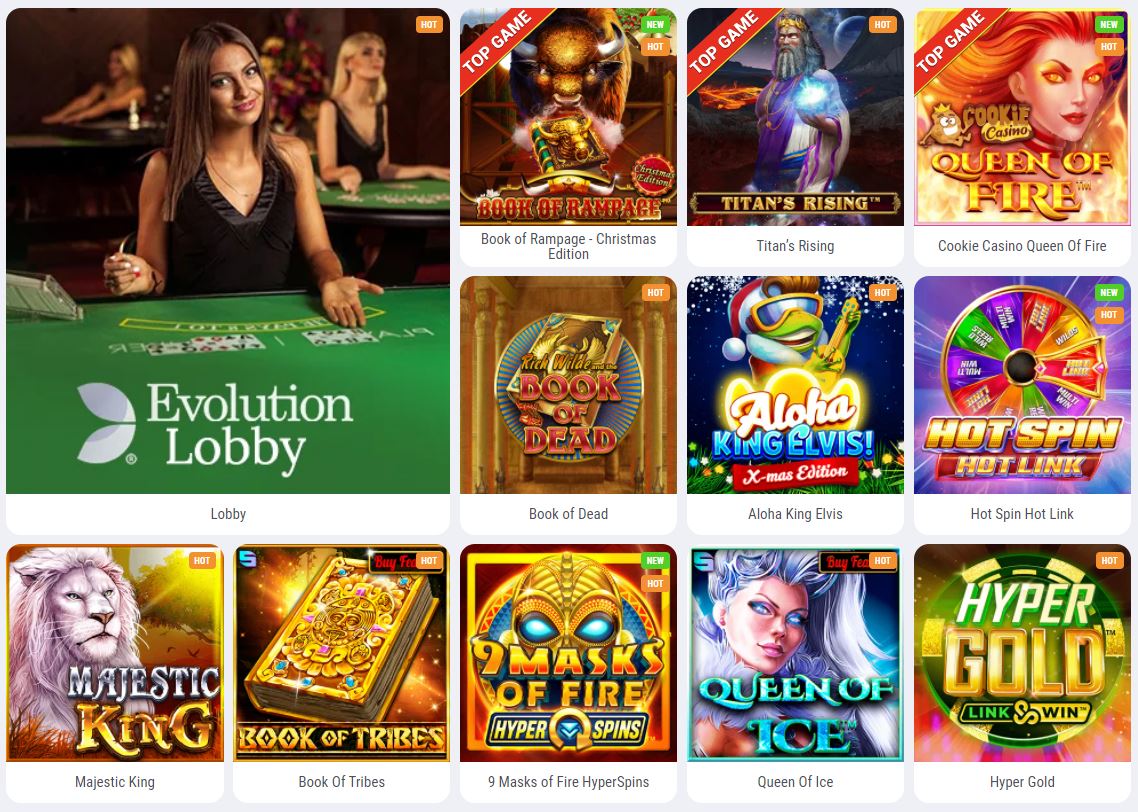 Cookie Casino Best Games