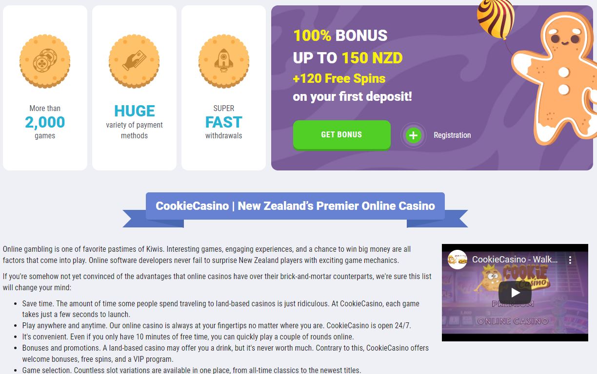 Cookie Casino Registration