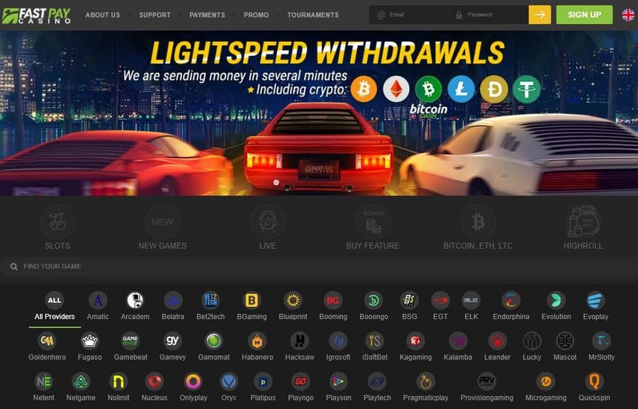 Fastpay Casino Banner
