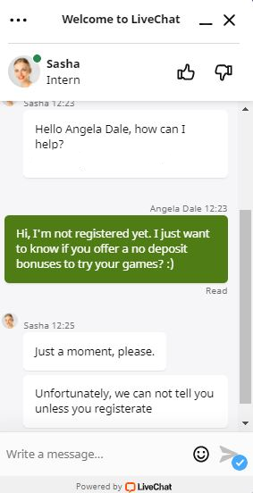 Fastpay Casino Chat