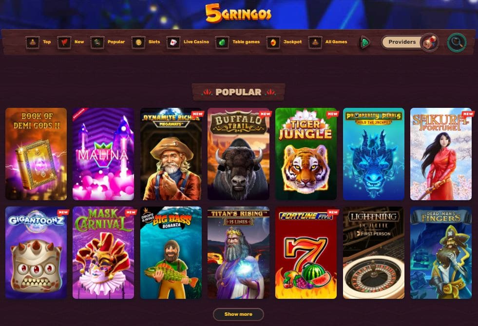 5gringos Main Page