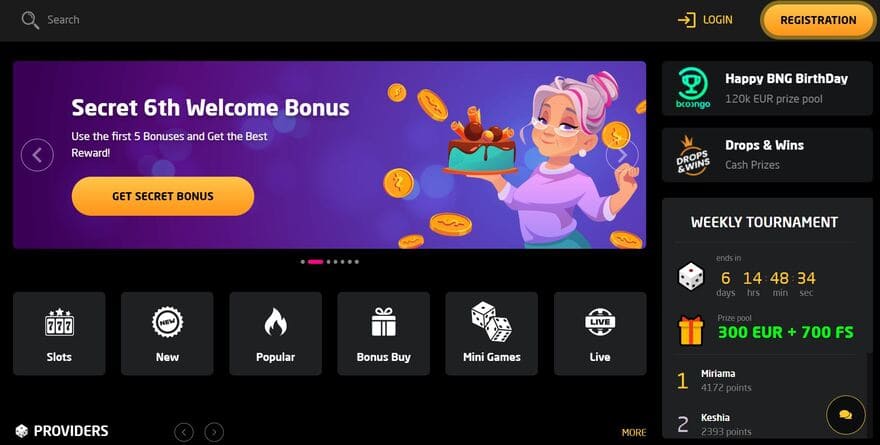 StayCasino Main Page