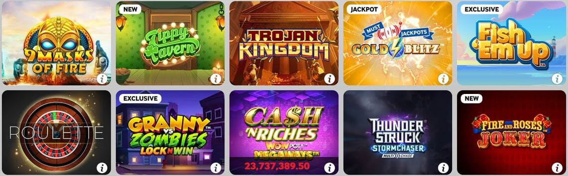 Betway Casino Games