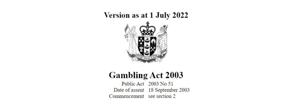 nz gambling act 2003 nz gambling act 2003