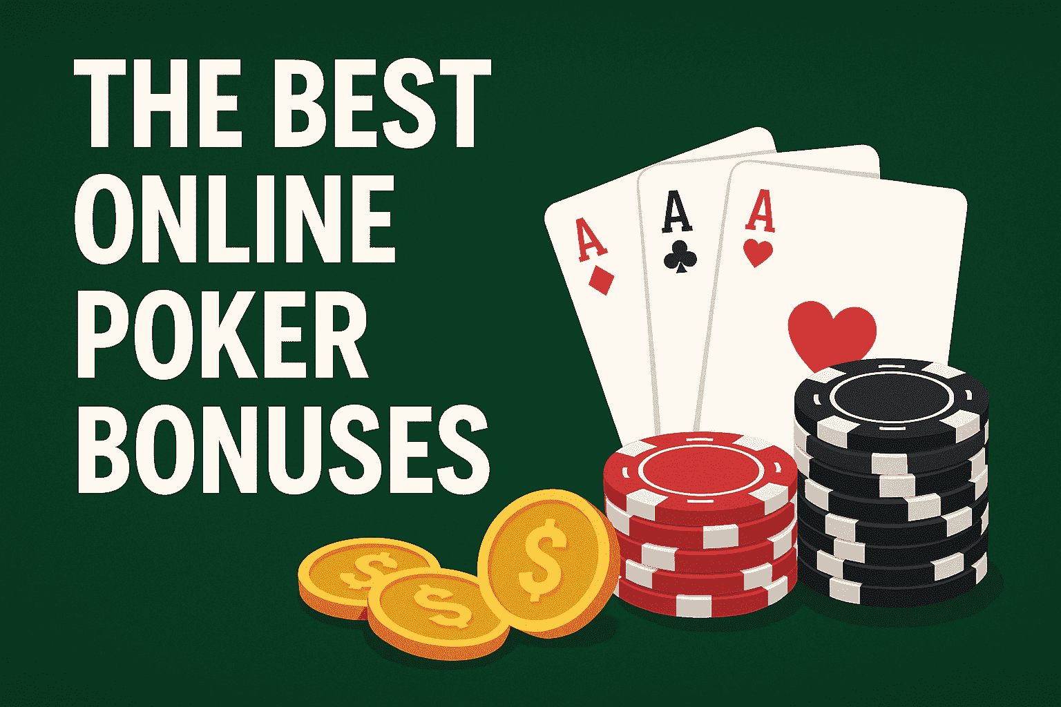The Best Online Poker Bonuses in 2026