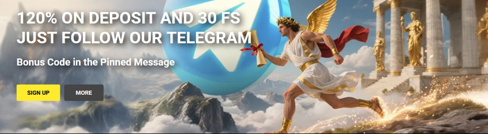 Bonuses for Telegram Followers Olympia Casino