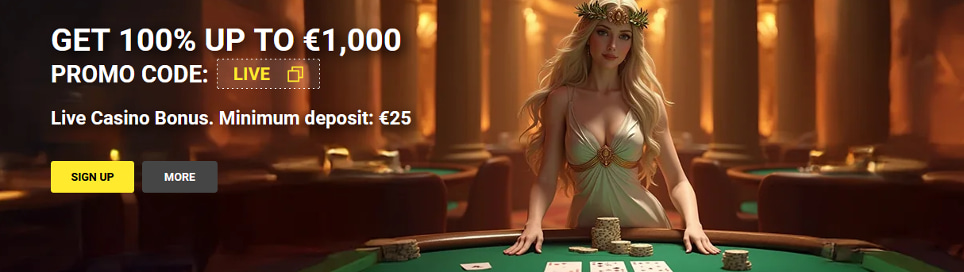 Live Casino Bonus Olympia Casino