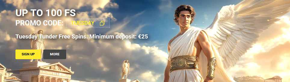 Tuesday Topup Bonus Olympia Online Casino