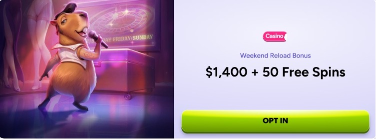 Spinbara Casino Weekend Reload