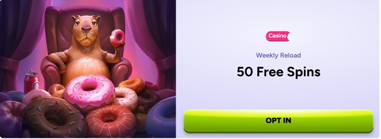Spinbara Casino Weekly Reload
