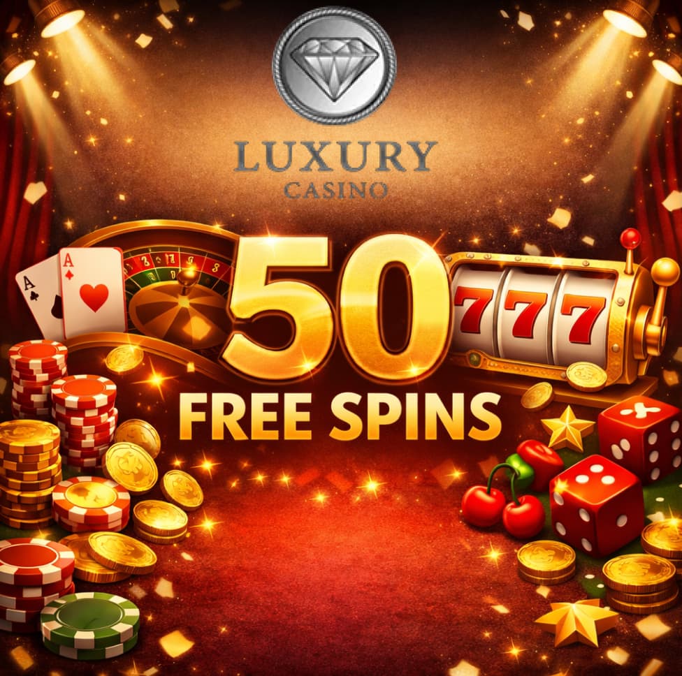 Luxury Casino 50 Free Spins Bonus for NZ Players