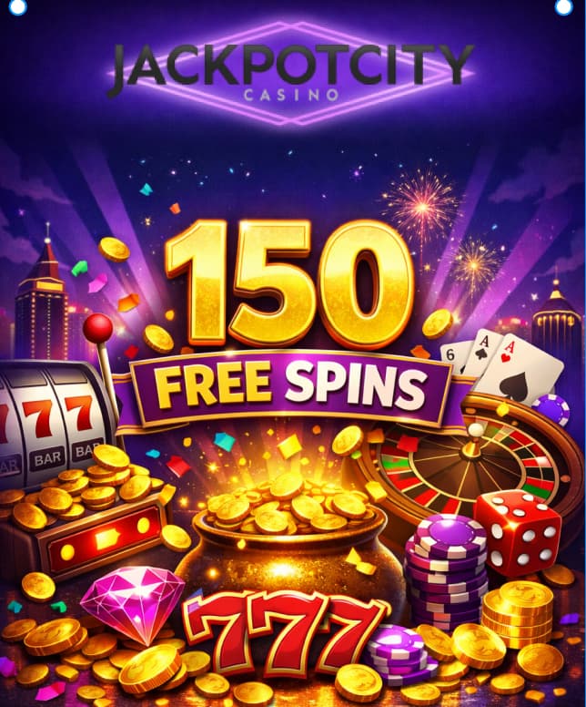Jackpot City 150 Free Spins No Deposit Bonus for NZ Players (2026)